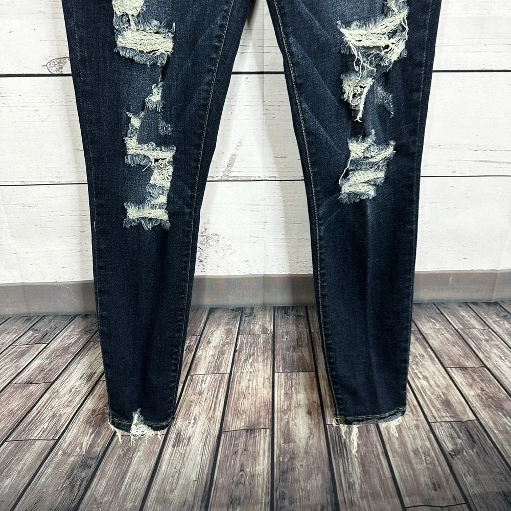 Judy Blue Jeans Womens Size 32‎ Skinny Dark Wash High Rise Comfort Stretch